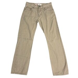 Levi's 514 Straight Leg Khaki Pants Boys Youth Size 14 Regular‎ 27x27 Beige⁠